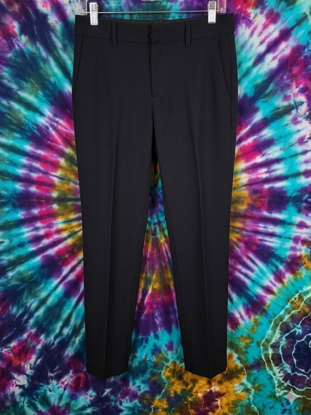 VINCE tapered black trouser pants size 2
